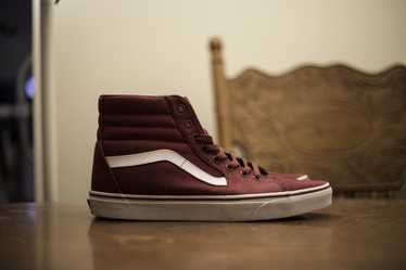 Maroon van high on sale tops