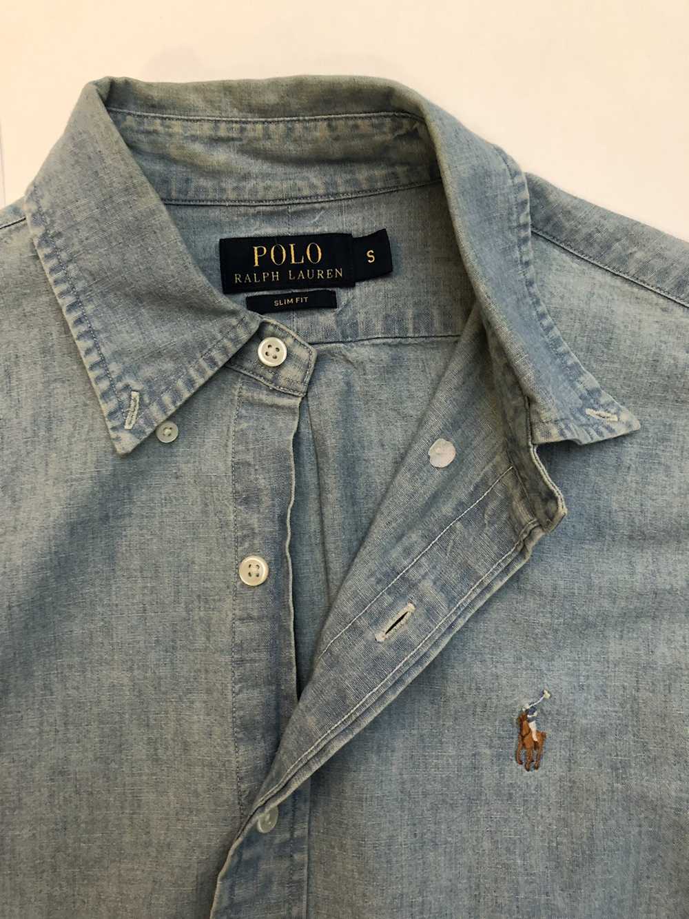 Polo Ralph Lauren Polo RL Chambray Button Up Shir… - image 3