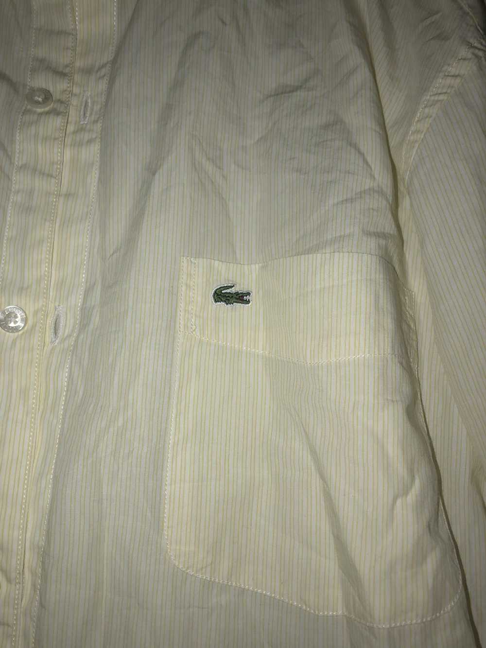 Lacoste Lacoste Yellow button up - image 2