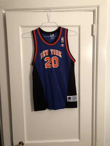 Vintage Champion Allan Houston New York Knicks NBA basketball