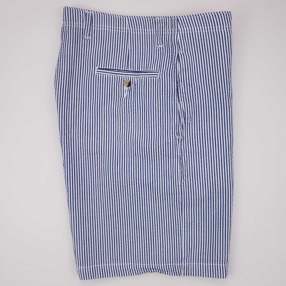 Berle Berle Mens Seersucker Shorts 36 Flat Front … - image 5