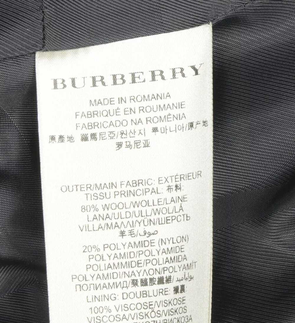 Burberry Burberry Black Wool Blend Pea Coat - image 4