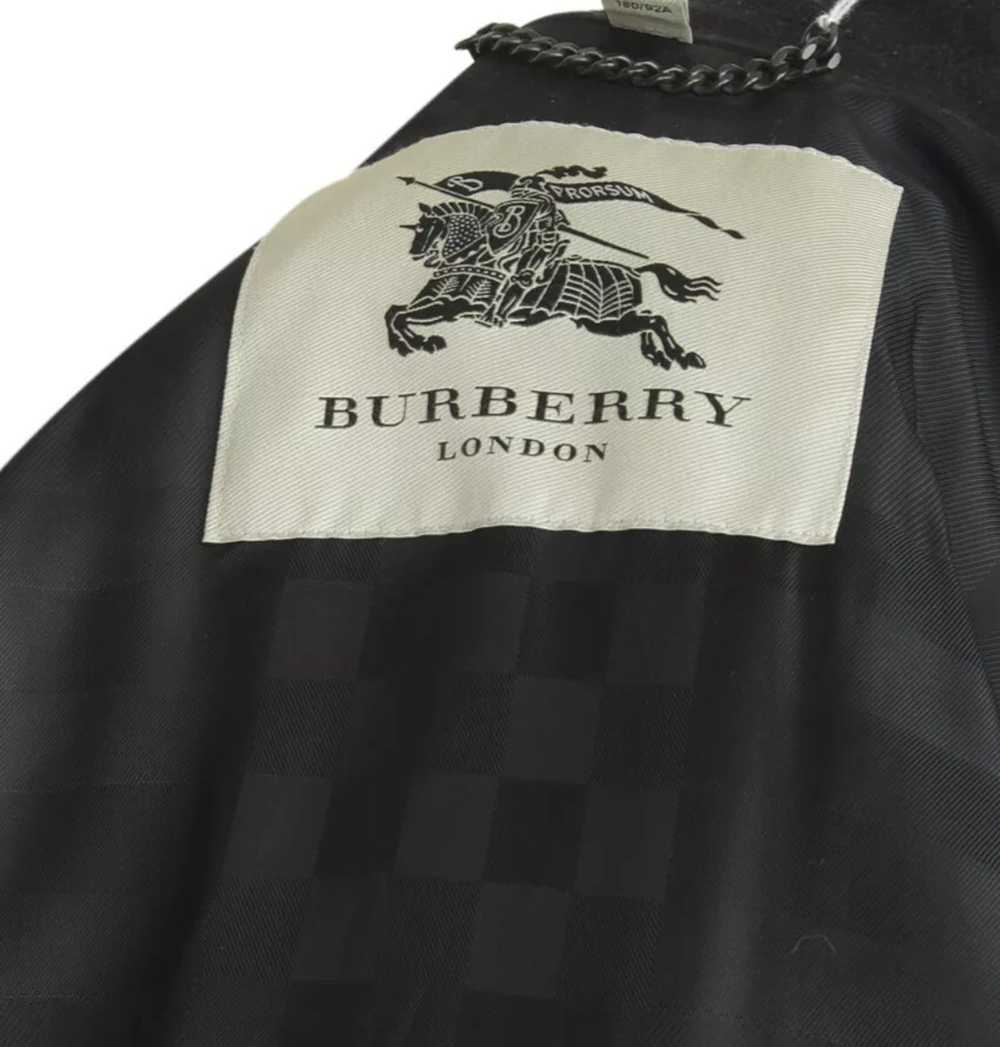 Burberry Burberry Black Wool Blend Pea Coat - image 5