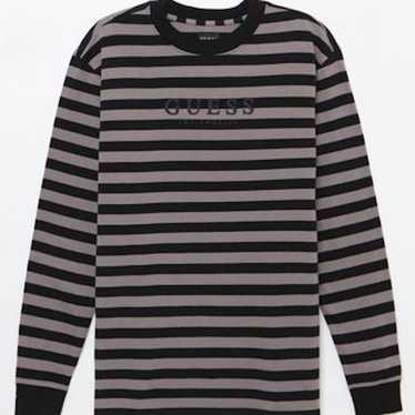 Guess Guess Black and Grey Stripped Longsleeve - image 1