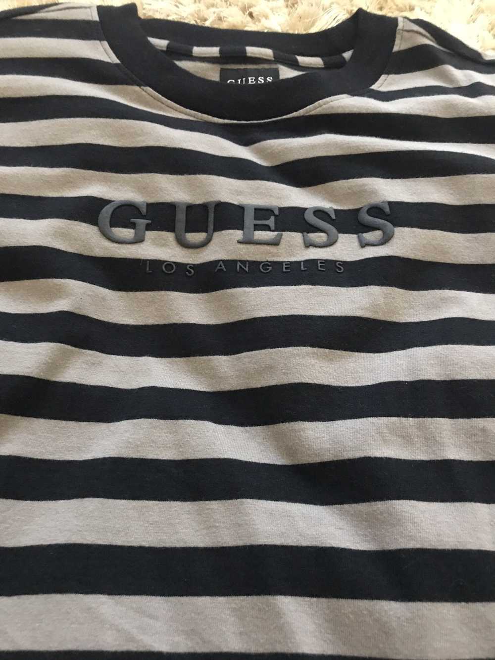 Guess Guess Black and Grey Stripped Longsleeve - image 3