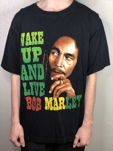 Vintage Bob Marley Wake Up and Live Rap Style Tee