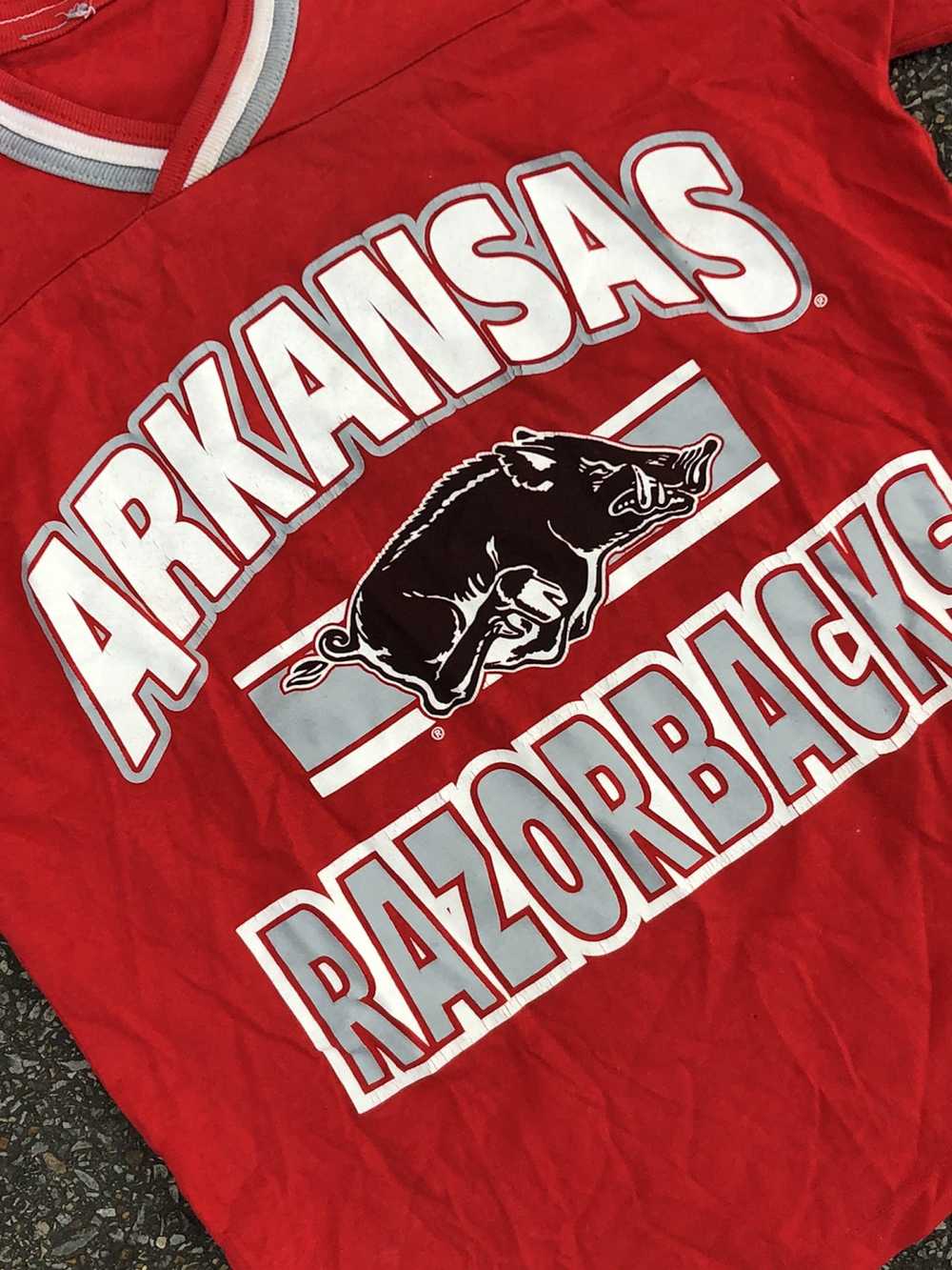 Ncaa × Vintage Vintage Late 90s Arkansas Razorbac… - image 4