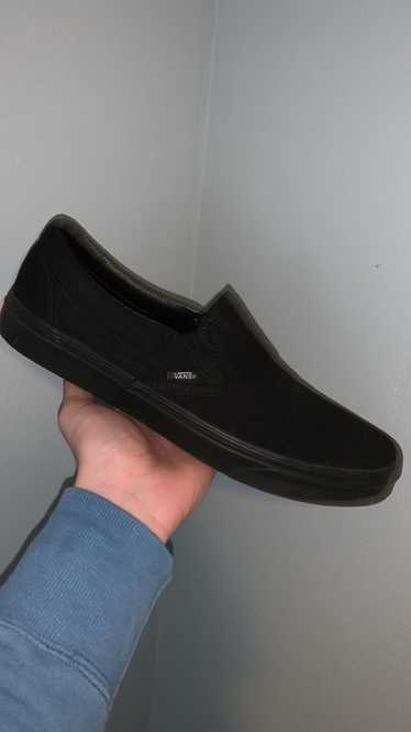 Vans Black slip on vans