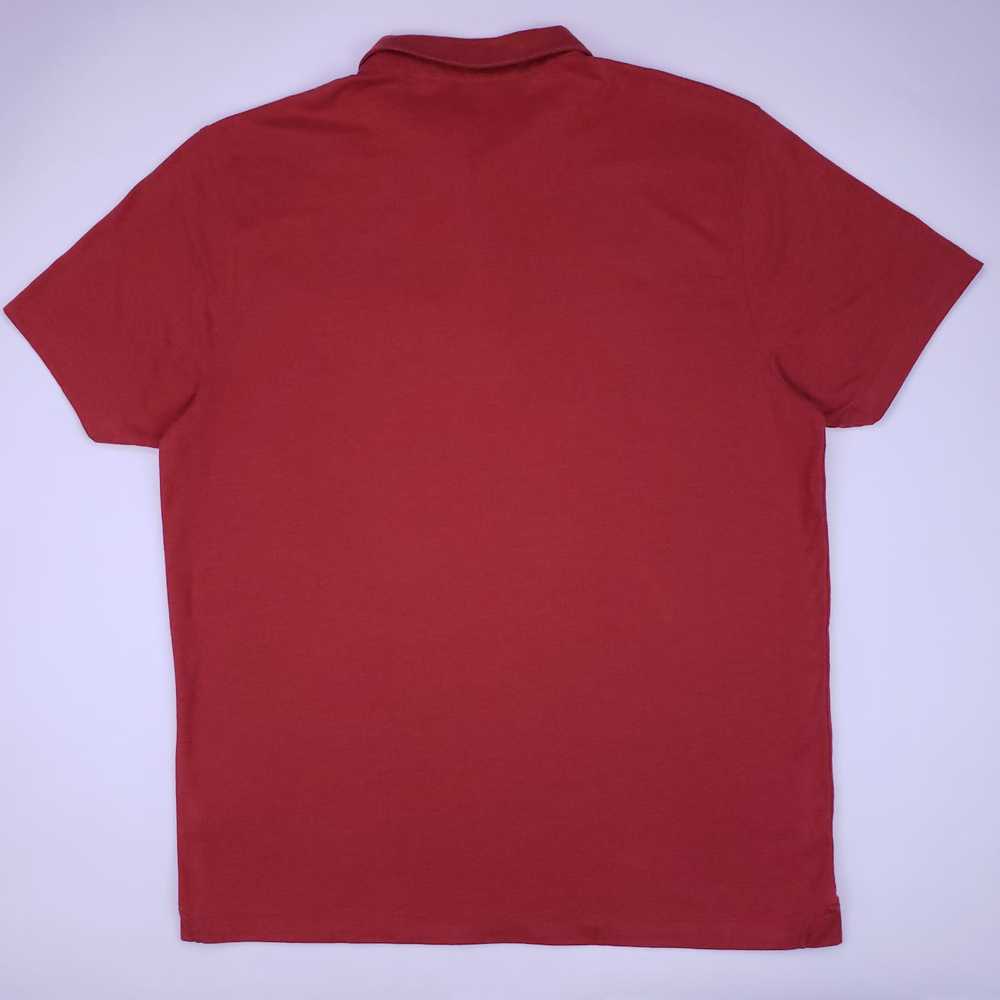 Toad and Co Toad Co Polo Large Rust Orange Mens S… - image 3