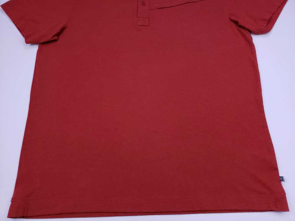 Toad and Co Toad Co Polo Large Rust Orange Mens S… - image 9