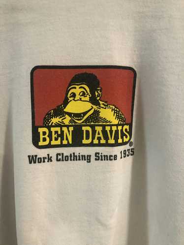 Ben Davis × Vintage 🔥BEN DAVIS WHITE TSHIRT // L… - image 1