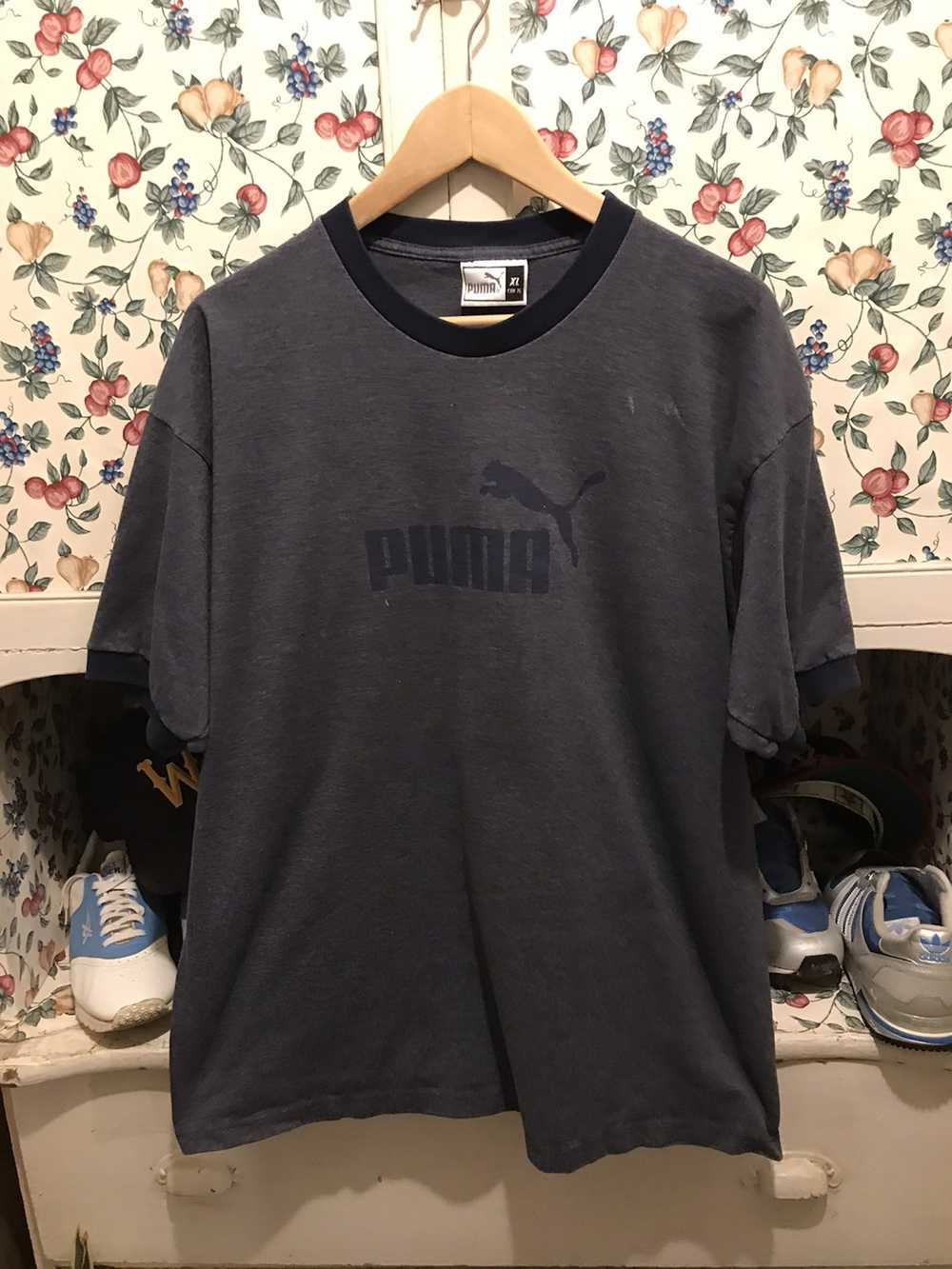 Puma × Vintage Vintage 90s Puma T-shirt - image 1