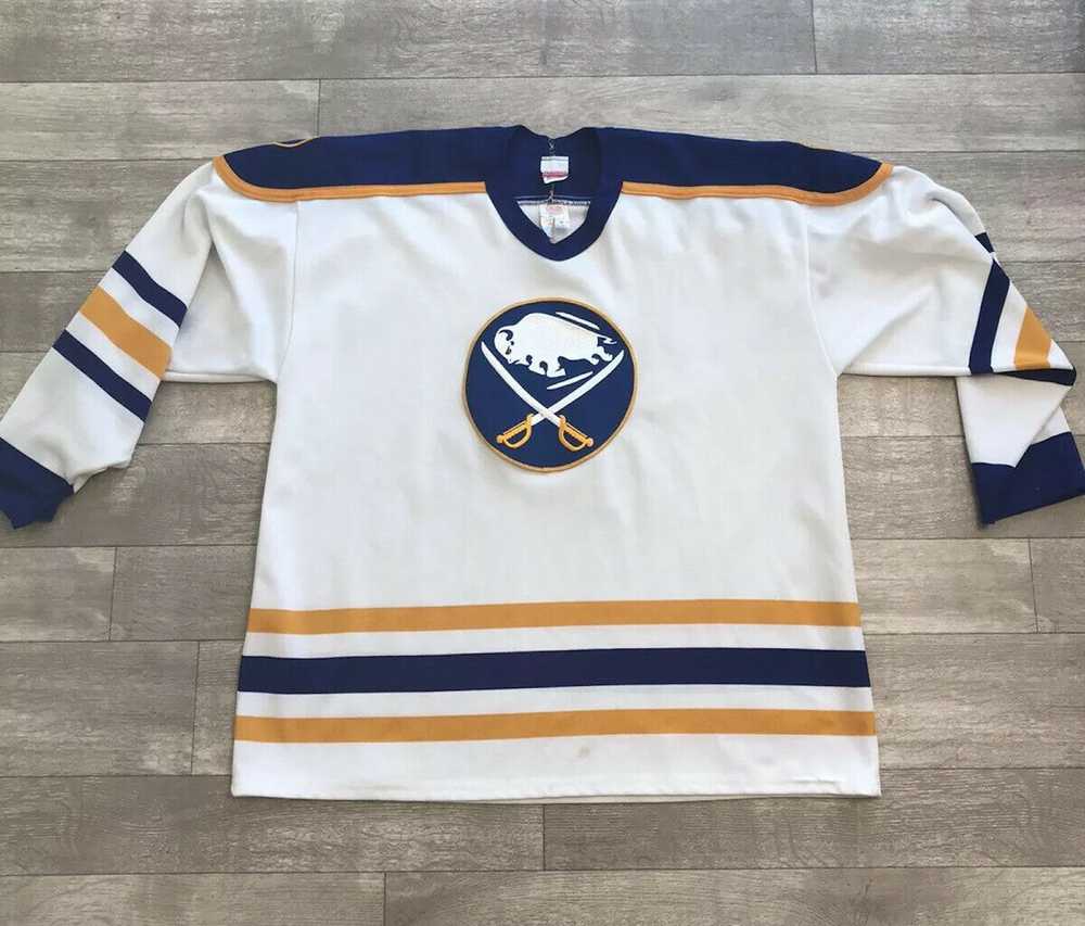 Vintage VTG Buffalo Sabres MASKA Hockey Jersey CCM - image 1