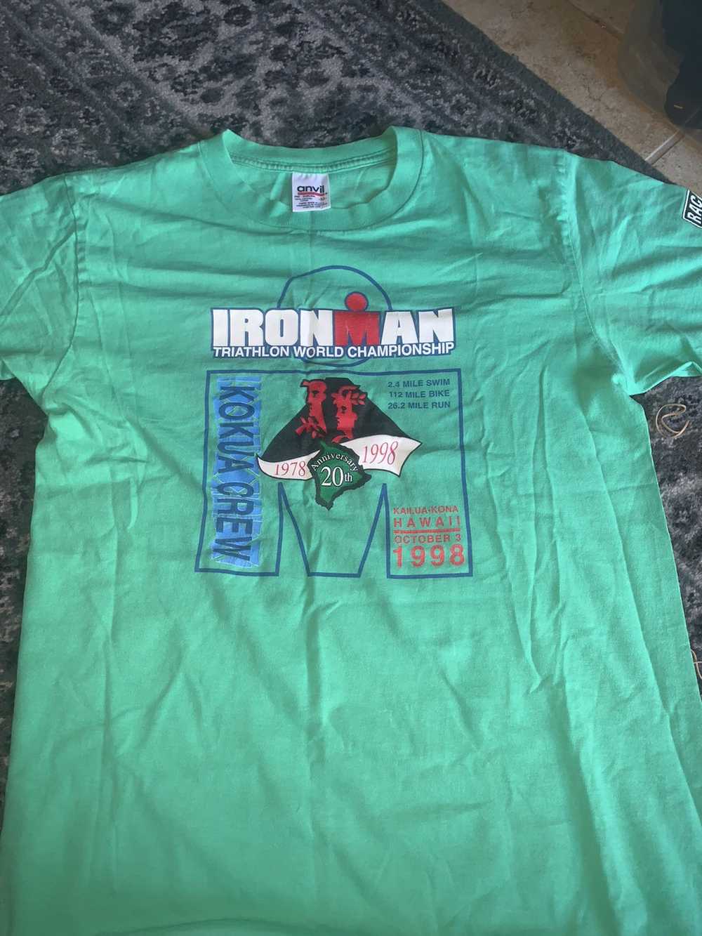 Anvil Vintage Ironman Triathlon 1998 single stitch - image 1