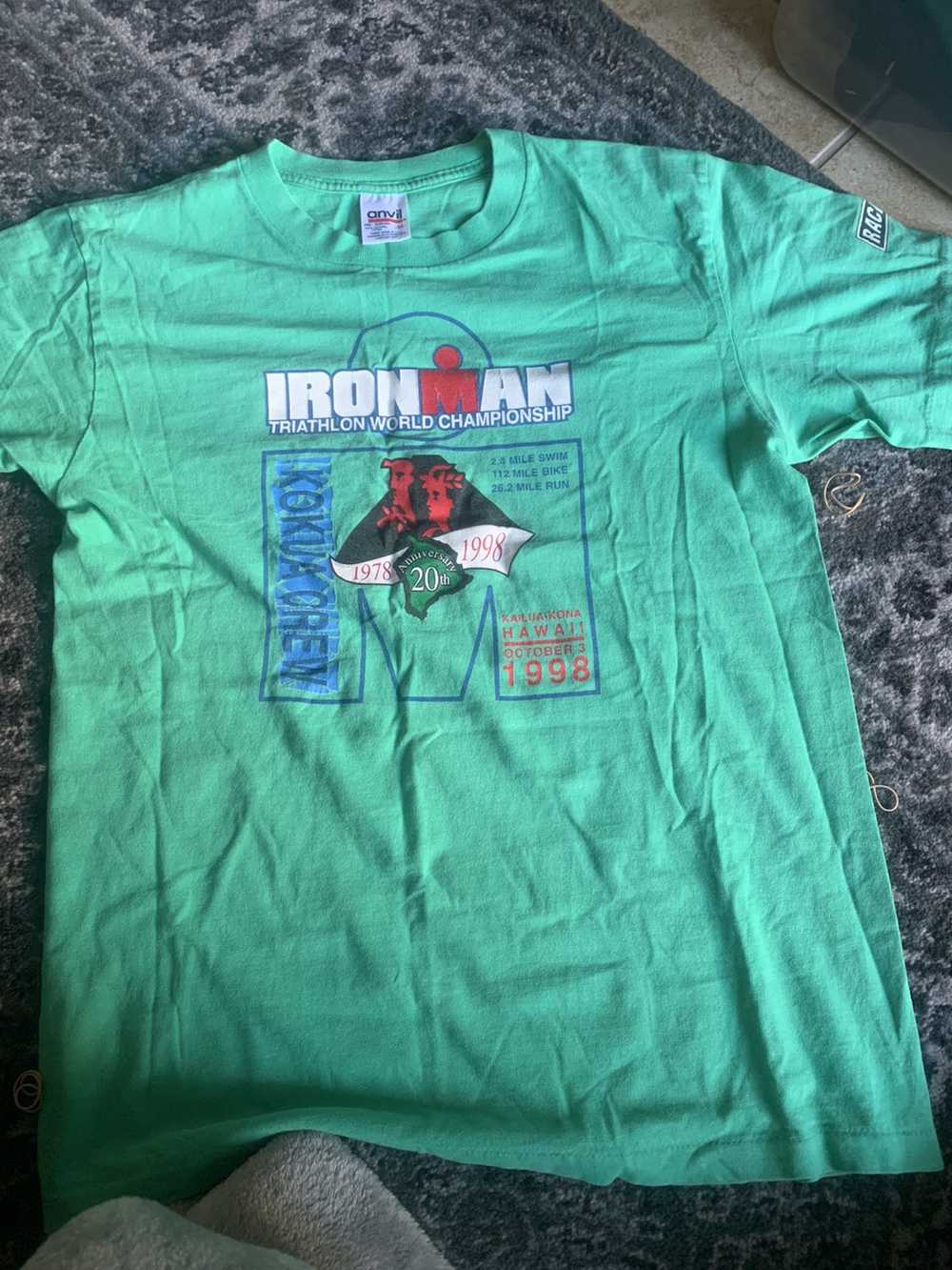 Anvil Vintage Ironman Triathlon 1998 single stitch - image 2