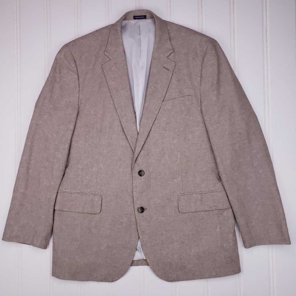 Stafford Stafford Linen Cotton Sport Coat 44R Men… - image 1