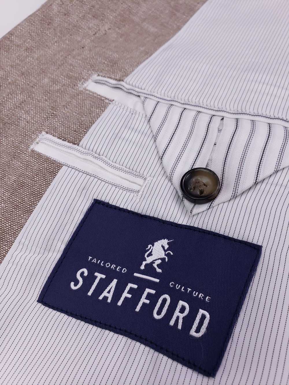 Stafford Stafford Linen Cotton Sport Coat 44R Men… - image 4