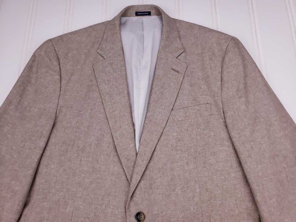 Stafford Stafford Linen Cotton Sport Coat 44R Men… - image 7