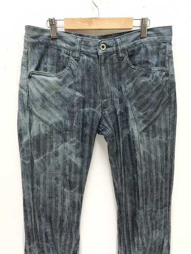 Japanese Brand Japanese striped flare denim