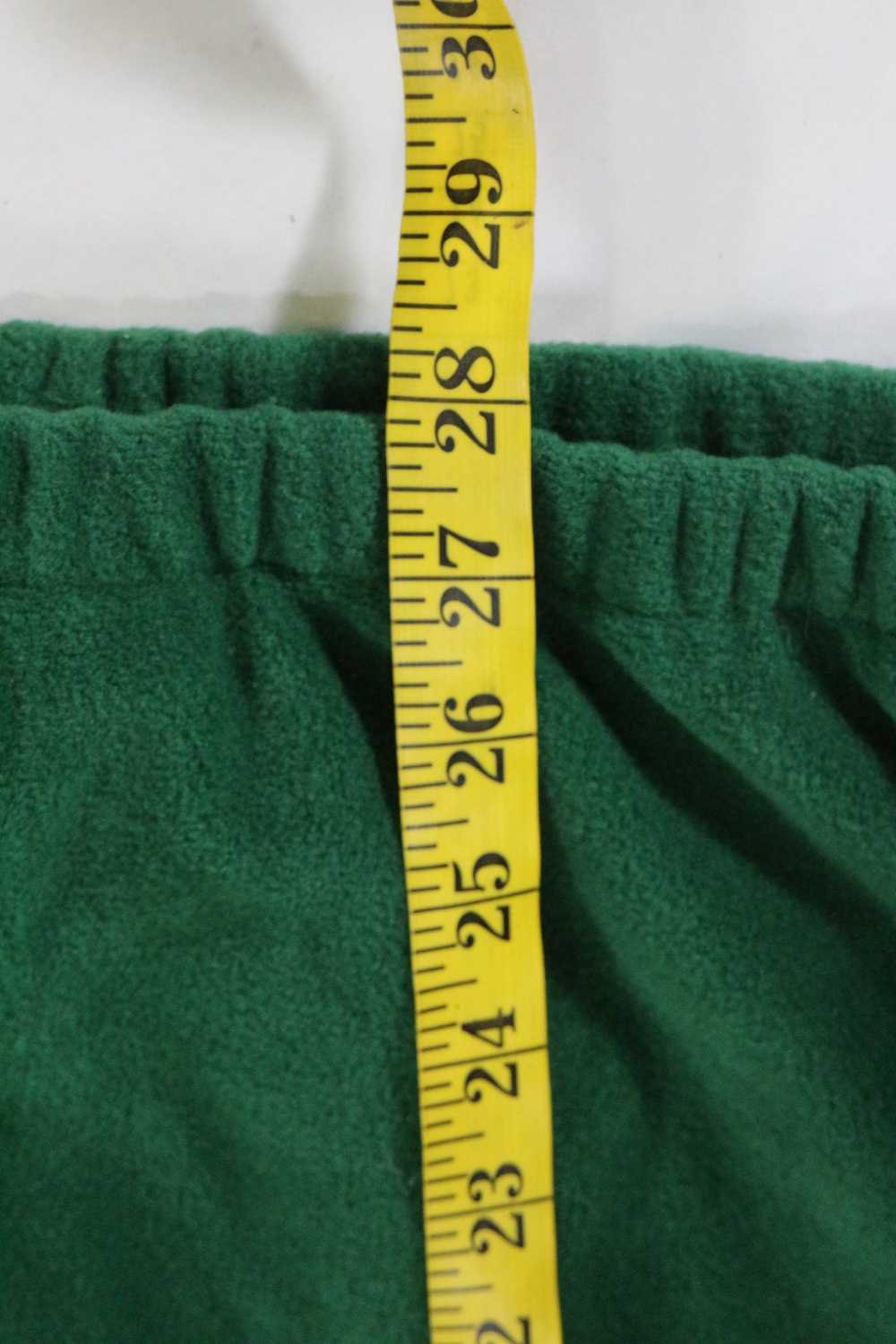 Tommy Hilfiger VTG TOMMY HILFIGER Green Fleece Pu… - image 10