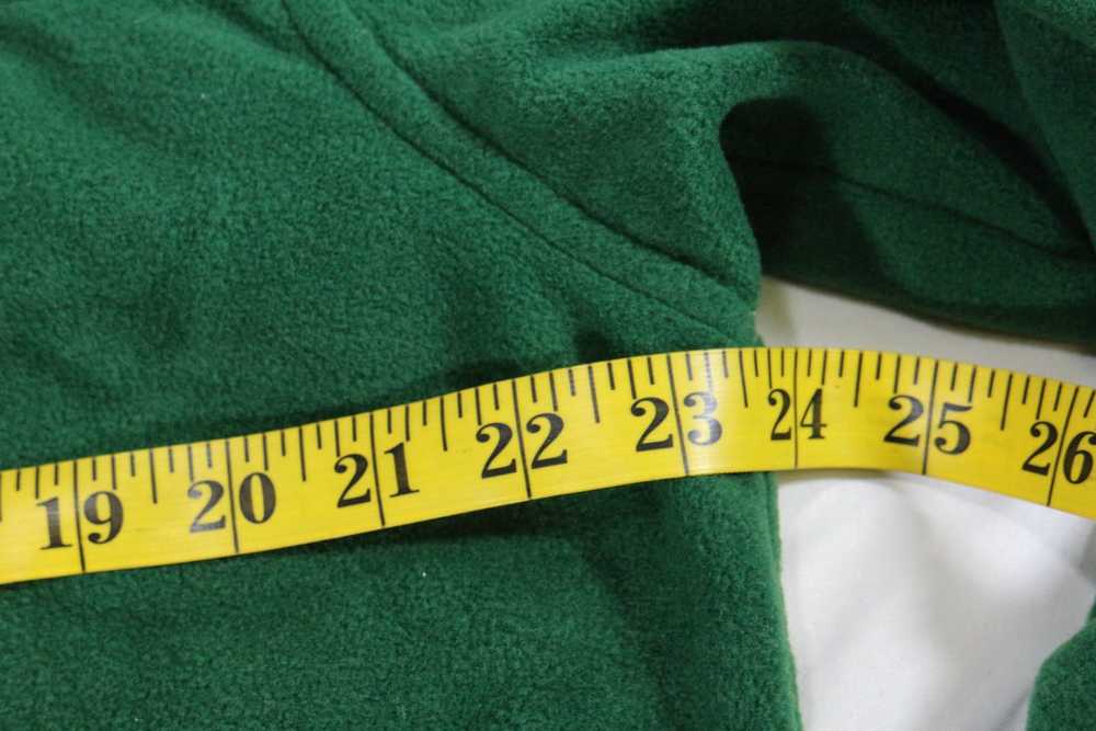 Tommy Hilfiger VTG TOMMY HILFIGER Green Fleece Pu… - image 9