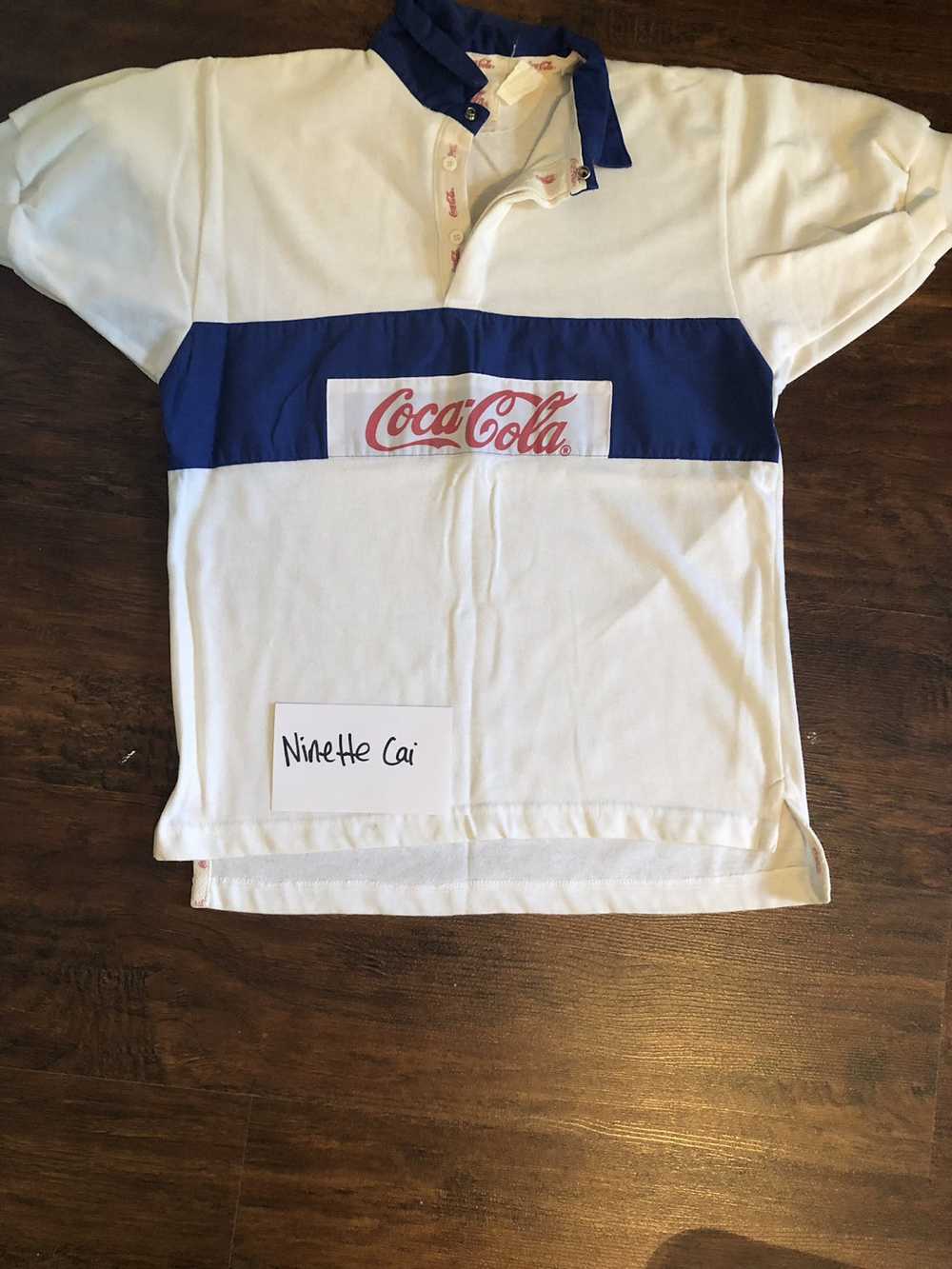 Coca Cola × Vintage vintage 90s Coca Cola rugby p… - image 1