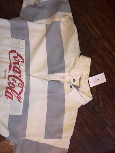 Coca Cola × Vintage Vintage 80's Coca Cola Rugby P