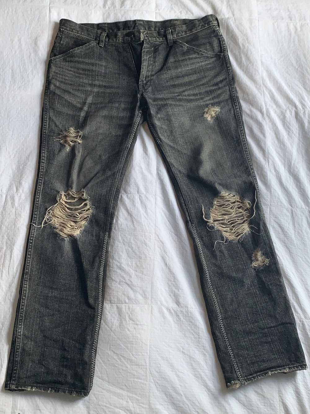 Number (N)ine Number (N)ine Distressed Denim - image 1