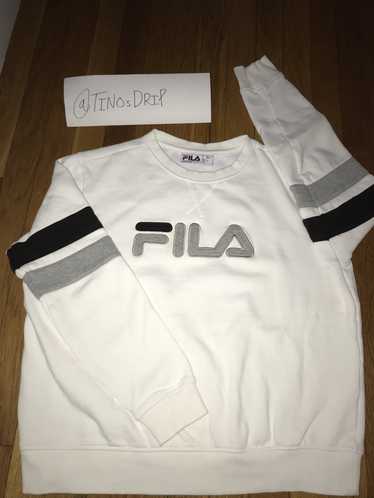 Fila FILA Logo Fleece Crew Neck Pullover Sweatshi… - image 1