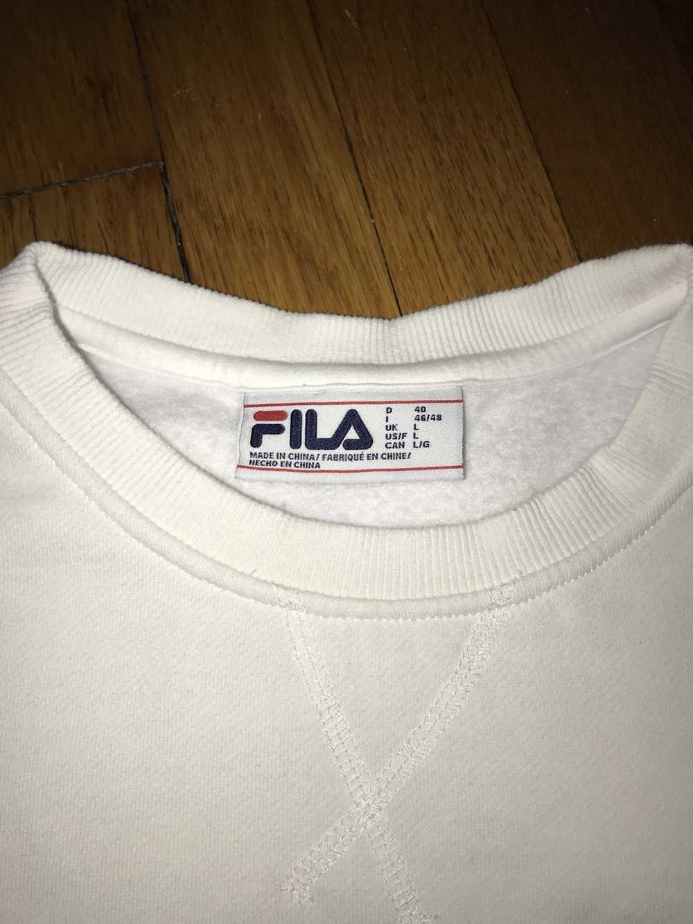 Fila FILA Logo Fleece Crew Neck Pullover Sweatshi… - image 3