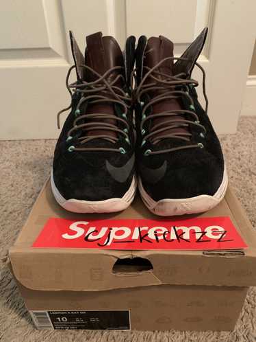 Nike Nike LeBron 10 EXT Black Mint Suede - image 1