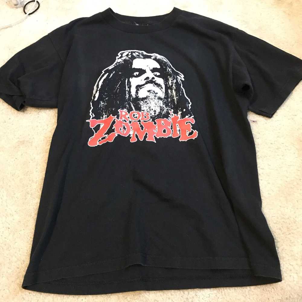 Band Tees Rob Zombie T Shirt Size L - image 1