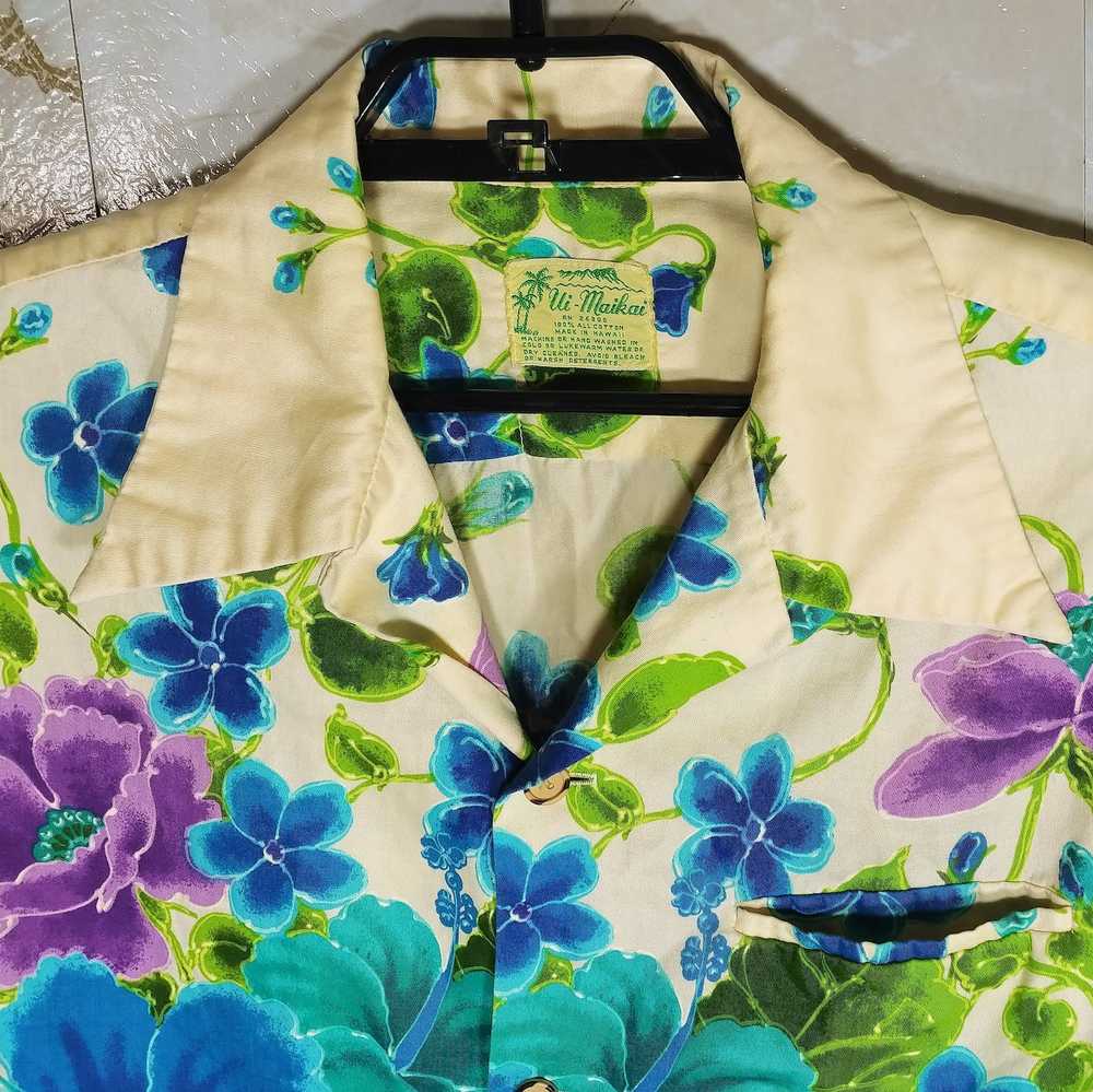 Vintage Ui-Maikai 60's Vintage Cotton Hawaii Shir… - image 1