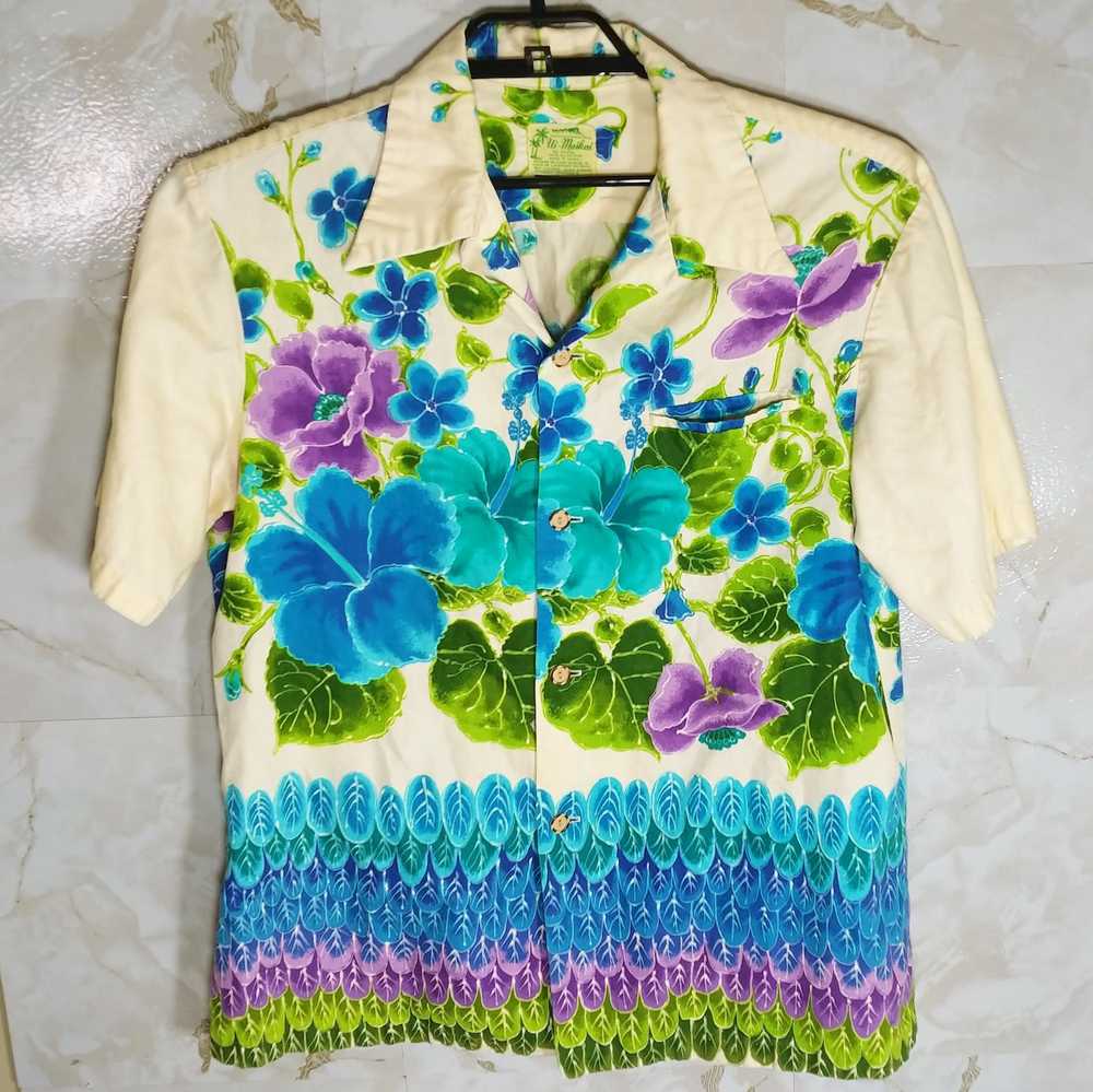 Vintage Ui-Maikai 60's Vintage Cotton Hawaii Shir… - image 2