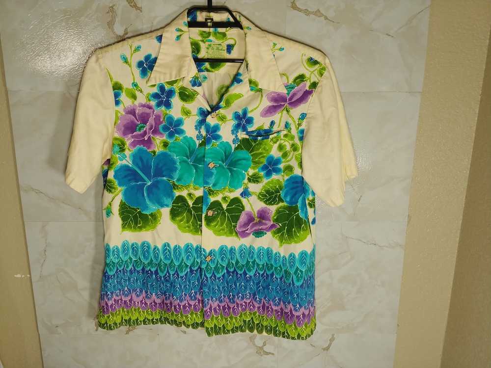 Vintage Ui-Maikai 60's Vintage Cotton Hawaii Shir… - image 3