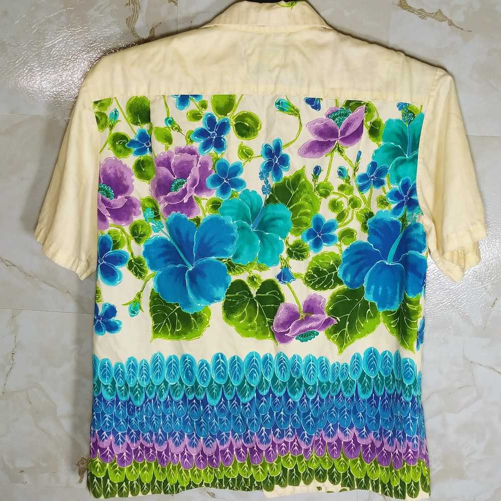 Vintage Ui-Maikai 60's Vintage Cotton Hawaii Shir… - image 4