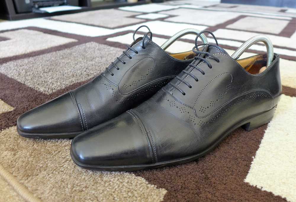 Santoni Santoni Oxford Cap-toe Men's Dress Shoes … - image 3