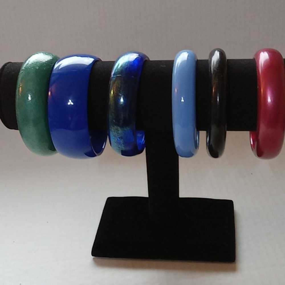 Vintage acrylic bracelets. Fun and Fabulous - image 1