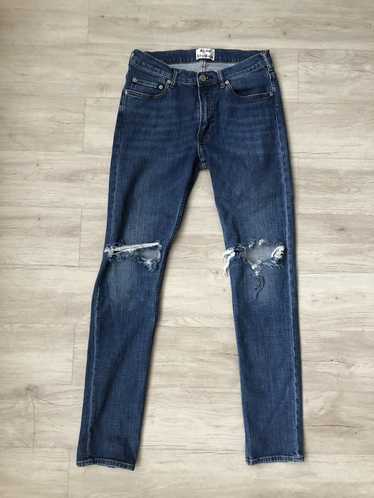 Acne Studios Ace Stretch Vintage with blown knees