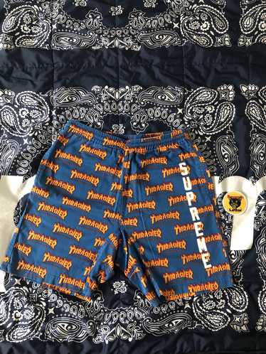 Supreme x Thrasher Multi Logo Track Shorts - Farfetch