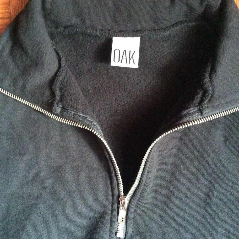 Oak NYC Oak Half Zip Sweater - image 3