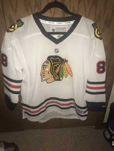 NHL top Youth Chicago Blackhawks #81 MariannHossa Team Premier Jersey - S/M Reebok