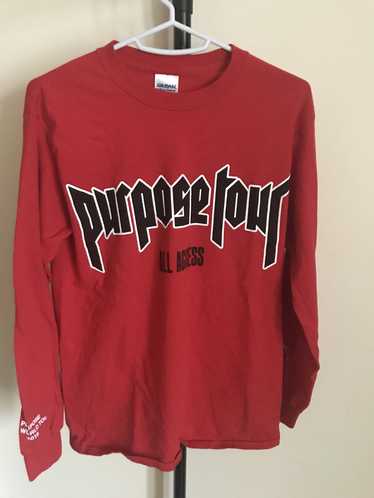 Purpose Tour Rare Red Purpose Tour Longsleeve