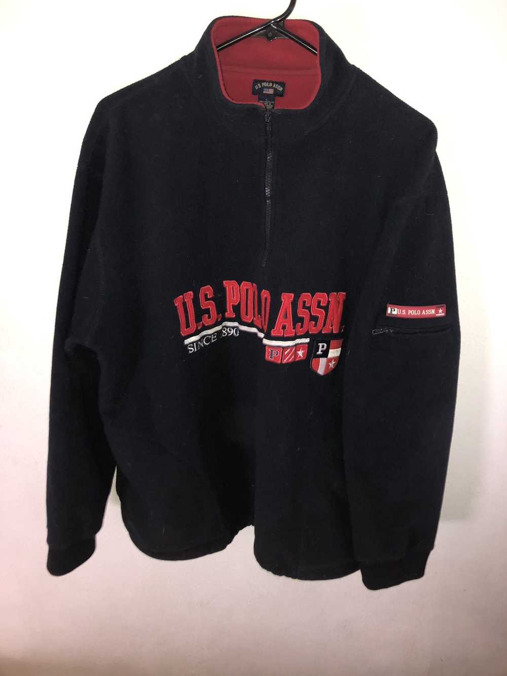 U.S. Polo Assn. × Vintage Vintage polo half zip f… - image 1