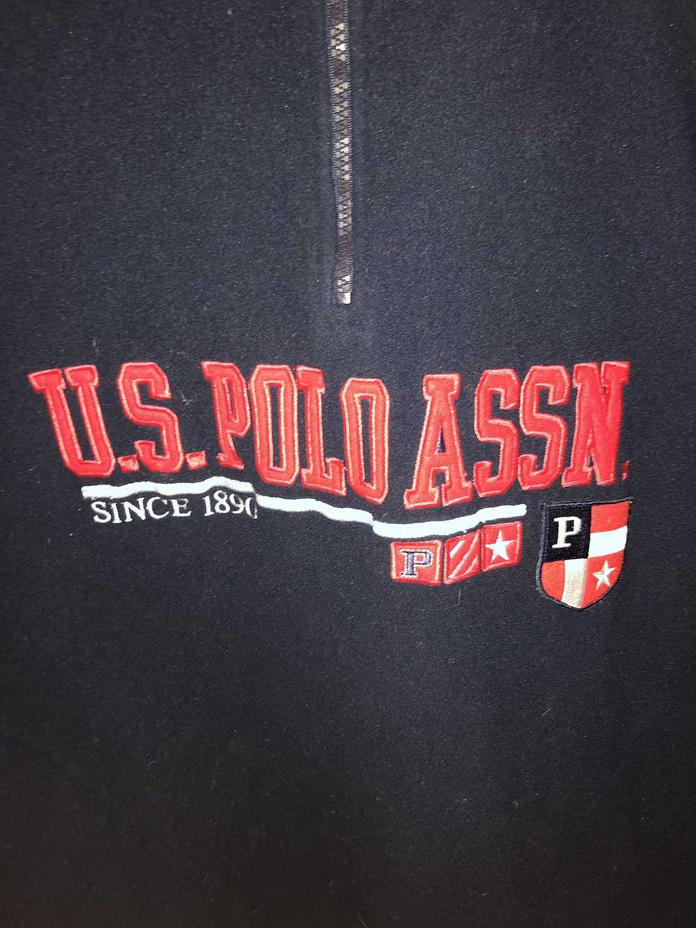 U.S. Polo Assn. × Vintage Vintage polo half zip f… - image 2