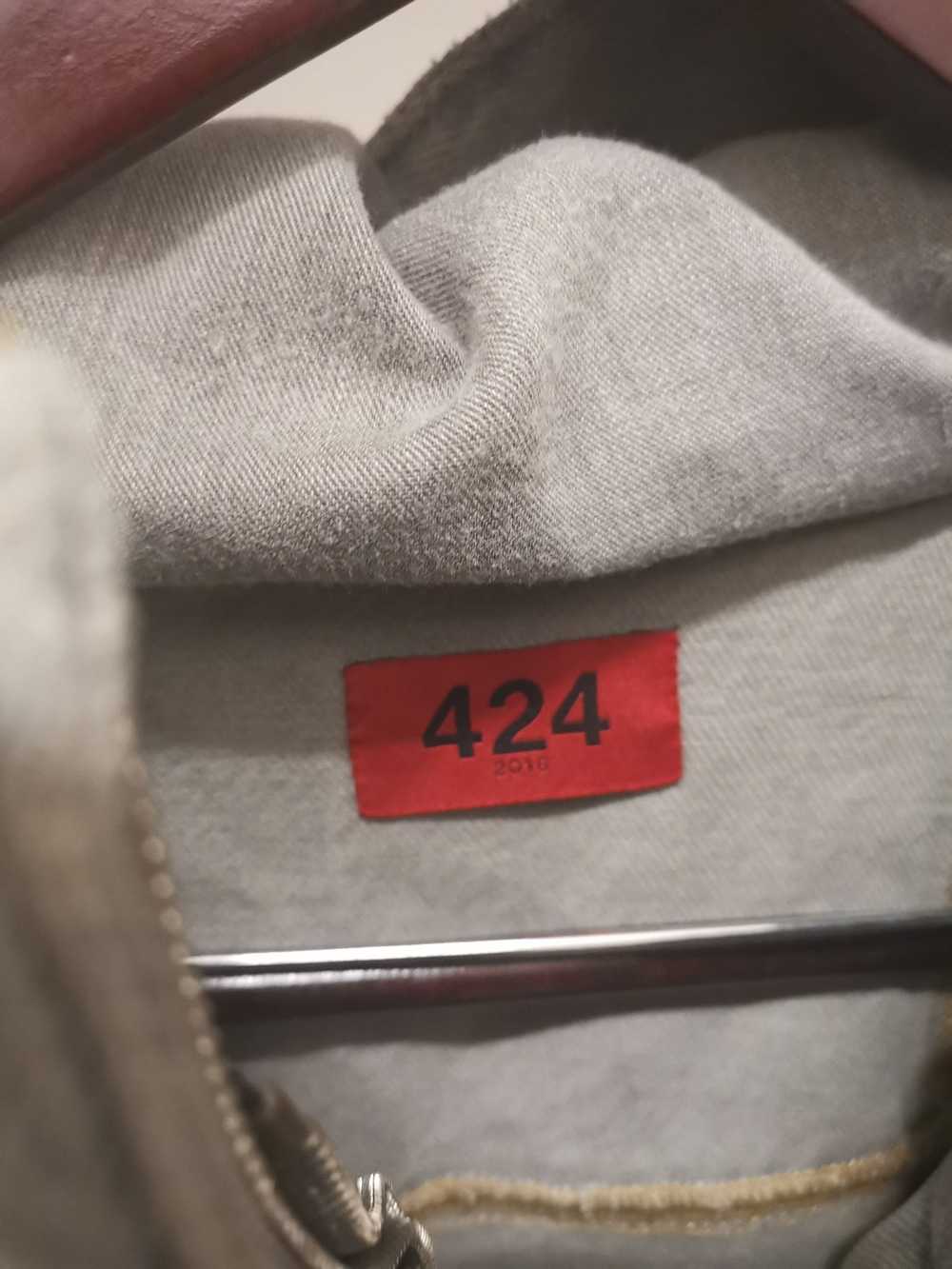 424 On Fairfax 424 denim jacket/parka - image 3