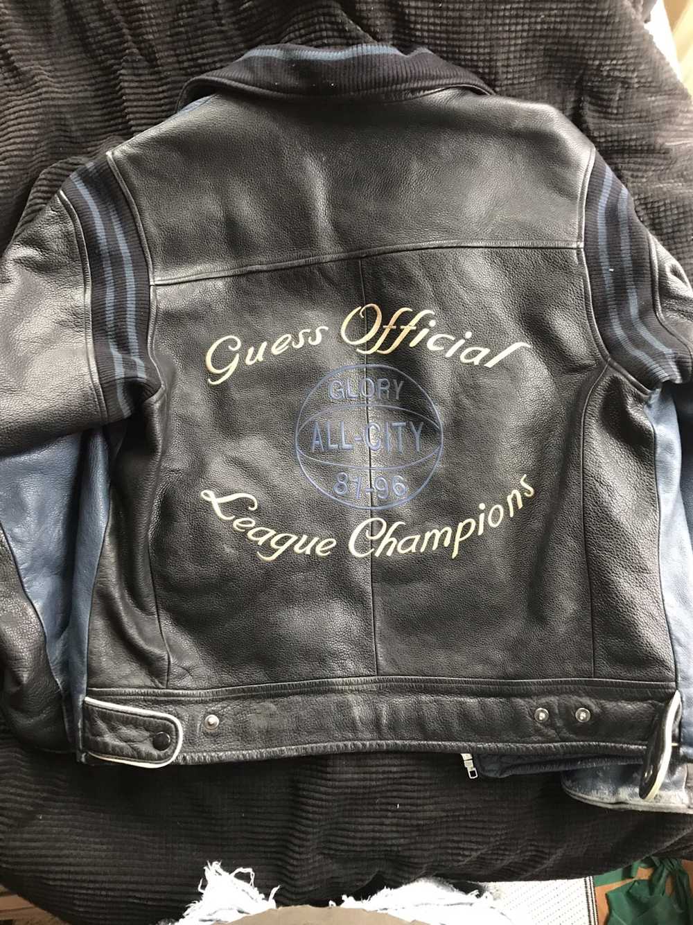 Guess Vintage Leather Jackett Circa 1996 - image 1