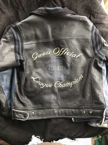 Guess Vintage Leather Jackett Circa 1996