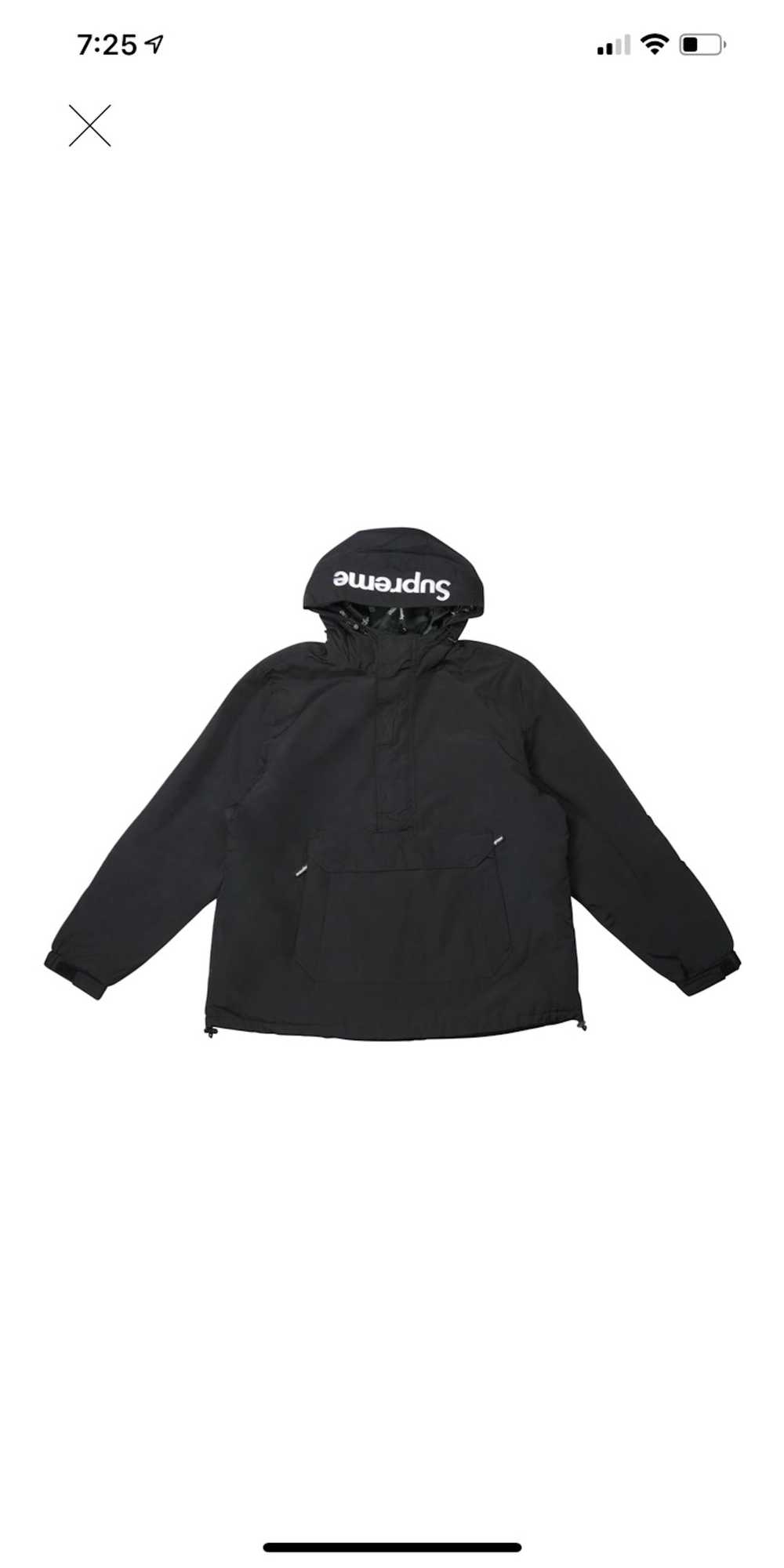 Supreme Supreme Hooded Logo Half Zip Pullover Jac… - image 5