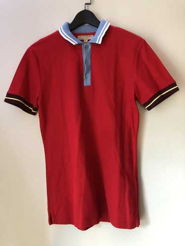 Burberry Burberry Red Retro Back Logo Polo